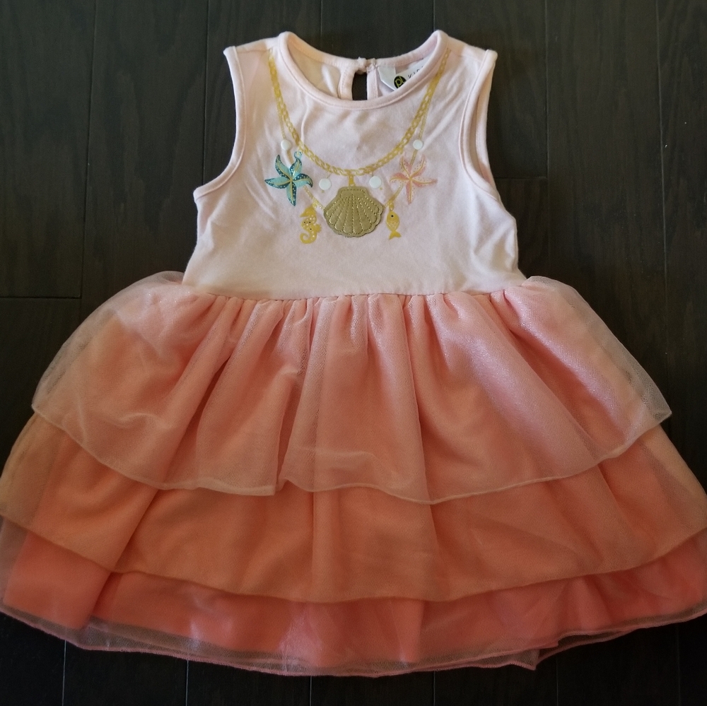 PL Kids 24M Pink Mermaid Ombre Dress